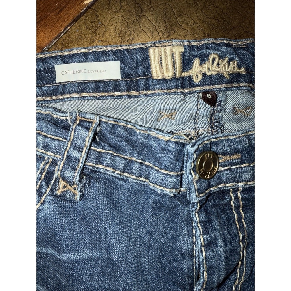 Kut From The Kloth Catherine Boyfriend Jeans Size 8 32x30 Y2K Rare - Picture 2 of 9